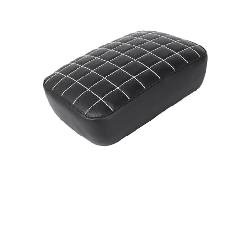 Coussin selle passager moto ventouse noir pour custom Dyna Softail Touring XL 1200
