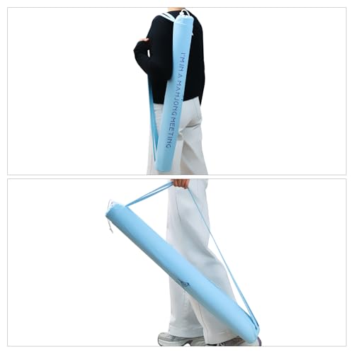 Bolsa para mahjong plegable azul 33x33 pulgadas miniatura 4