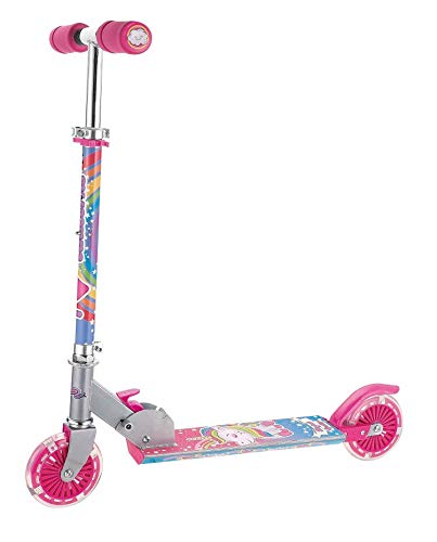 HGL Unicorn Rainbow Scooter with 2 Light up Wheels