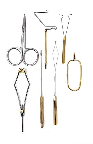 Colorado Anglers 4-In1 Fly Tying Kit Bundle - Include Standard Kit With 8 Tools, Cas And Fly Tying Guide Book, Dvd For Introduction To Fly Tying, And Fly Tying Materials - Fly Fishing Kit Bundle #TOP3