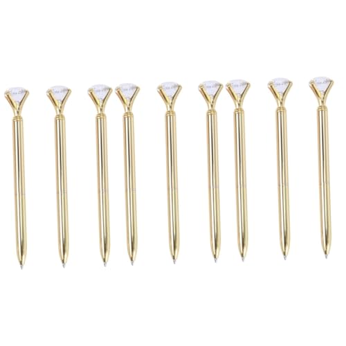 Stylo à bille en cristal NUOBESTY lot de 9 stylos avec diamant pour l'écriture et journal