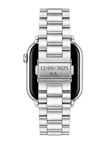 Bracelet Apple Watch personnalisable acier inoxydable idéal du bureau aux soirées