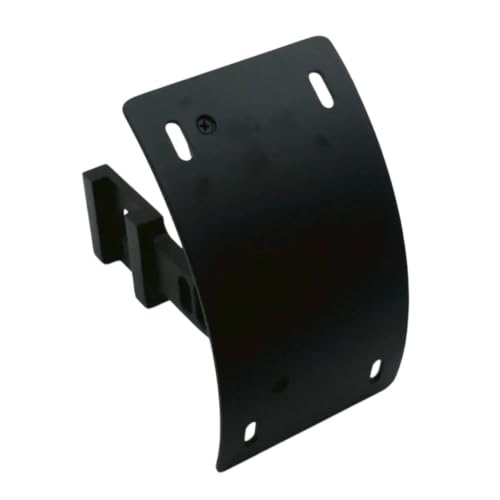 Support plaque moto déporté latéral courbe noir pour look épuré CBR