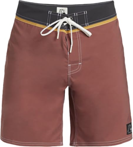Quiksilver - Mens Original Straight Leg Solid 18 Boardshort, Color Henna, Size: 382