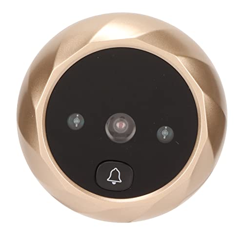 DD1 2.8in campainha de vídeo doméstico, câmera de segurança olho mágico de 90 graus, visão noturna I