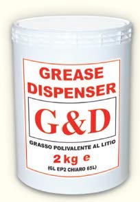 FUSTINO RICAMBIO grasso LITHIUM Grease 2 kg GL EP 2 CHIARO (65L) di Maestri