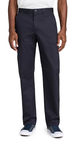 Naked & Famous Denim Men's Straight Chino Navy Stretch Twill Pants