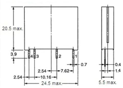 Relais statique DC 24V G3MB-202P contre les bruits de commutation AC - 5