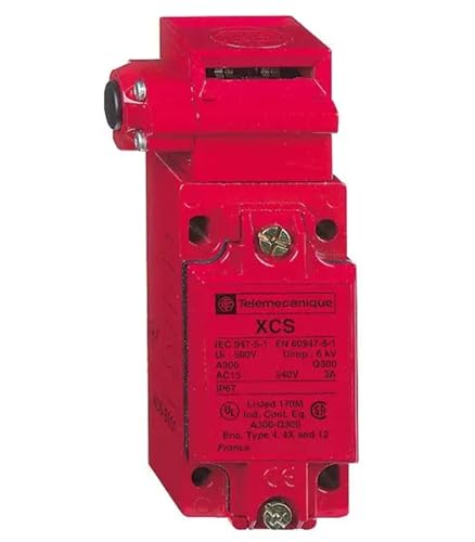 Interruptor de seguridad XCSB502 metálico para detener la máquina al abrir el resguardo 2