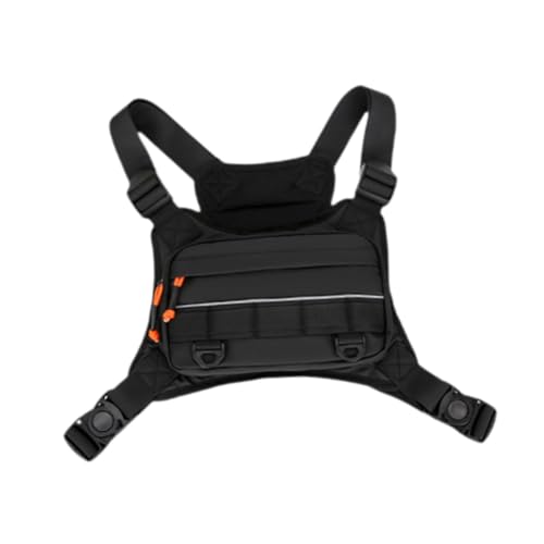 FytStycale Outdoor Chest Bag for Men and Women Chest Pack for Hiking Cycling Workouts, Black