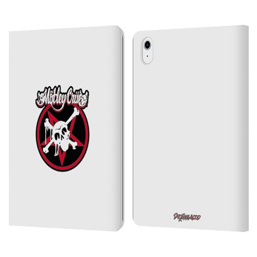 Carcasa de cuero Motley Crue para iPad Air 2022 con acabados precisos