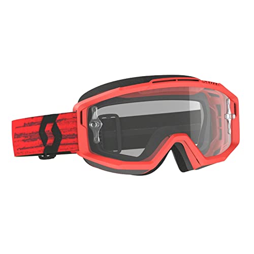 SCOTT Split OTG Motocross-Brille, Rot/Schwarz (Rot/Schwarz, Einheitsgröße)