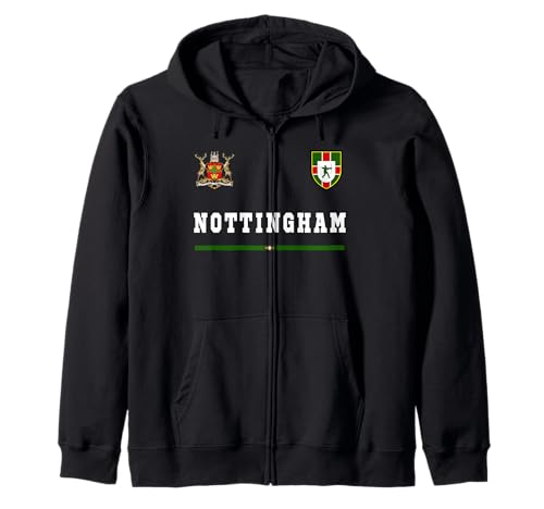 Nottingham Sports/Camiseta de fútbol con bandera de fútbol Sudadera con Capucha