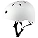 XUDREZ Casco per bambini, regolabile, certificato CPSC, resistenza agli urti, ventilazione per sport multisport, ciclismo, scooter, skateboard (bianco, M 52-56 cm)