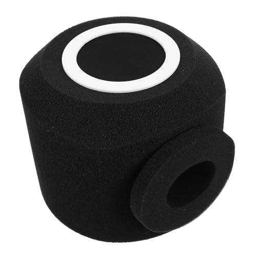 Filtro de reducción de ruido POPETPOP para micrófono con esponja protectora negra
