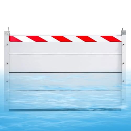 Barrière anti-inondation pour la maison avec panneau aluminium amovible