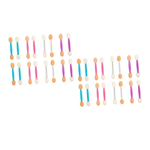 Gogogmee 120pcs Double-ended Latex Eye Shadow Sticks Makeup Girl Eyeshadow Makeup Brush Set
