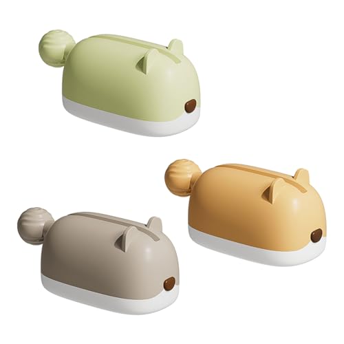 BOYANDM Exprimidor de tubo de pasta de dientes de plástico ABS de durabilidad, 3 unidades, para organizar el baño diario, dispensador de pasta de dientes