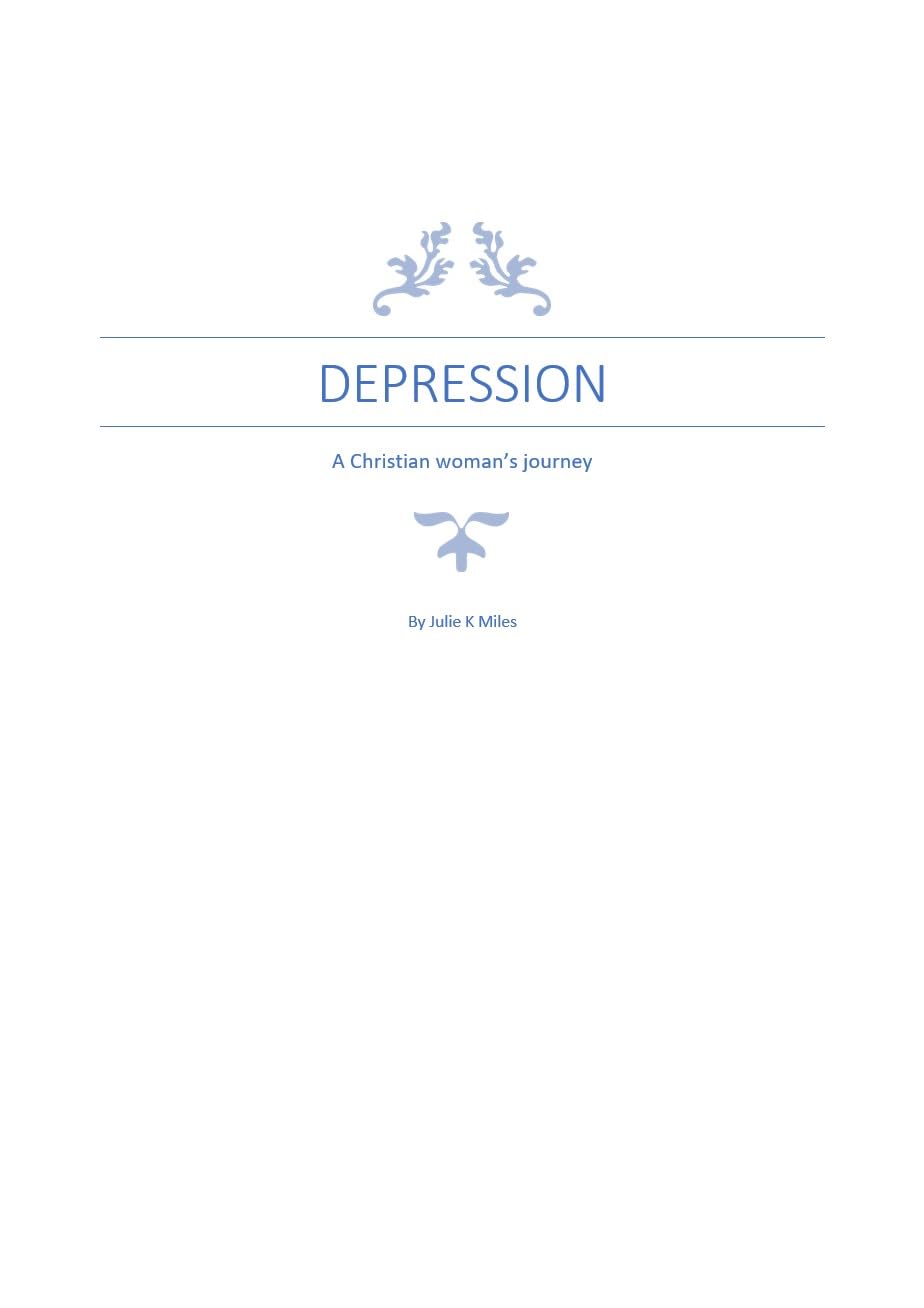 Depression, A Christian Woman's Journey
