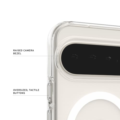 Image of Urban Amor Gear UAG Designed for Google Pixel 11 / Pixel 11 Pro (2026), Scout Clear- Compatible with Magnetic Charging, Rugged Military Grade Dropproof Protective Cover - Clear /Ash