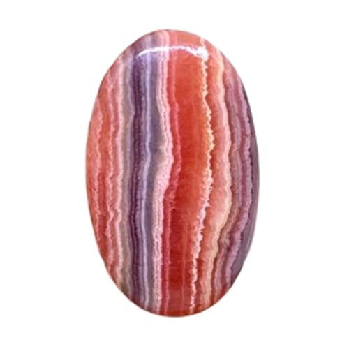 Rhodochrosite naturelle ovale 33x19x4mm pour fabrication collier et bague