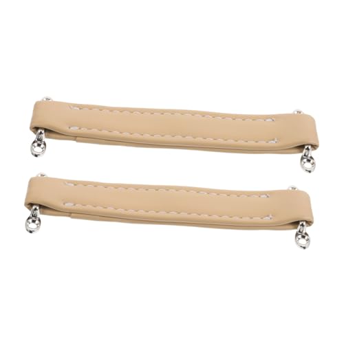BESPORTBLE 2Pcs Durable PU Strap with Silver Buckle for Easy Carrying Concerts and Rehearsals Includes Mounting Screws