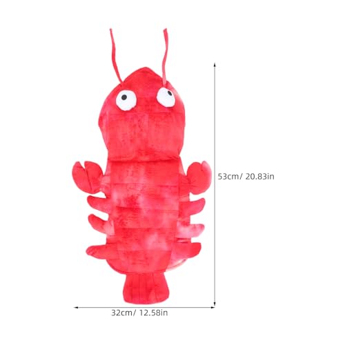 Disfraz de langosta para perro VICASKY talla S rojo miniatura 2