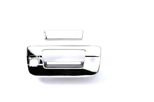 Putco 401094 Chrome Trim Tailgate Handle Cover with Camera and Keyhole Opening