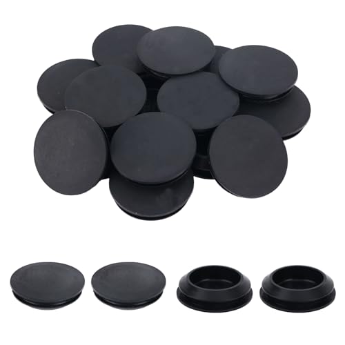 15pcs Rubber Plugs for Round Holes, Silicone Hole Plugs Waterproof Auto Body Plug Cap for Automotive Industrial Furniture Accessory Sealing Pipes Test Tubes