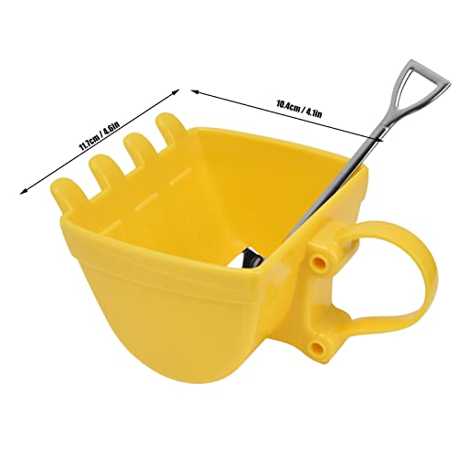 Taza Excavadora 330 ml diseño cubeta con cuchara pala miniatura 5