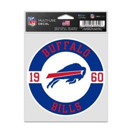 Écusson Buffalo Bills broderie premium relief 9,5x12,7 cm sticker haut de gamme