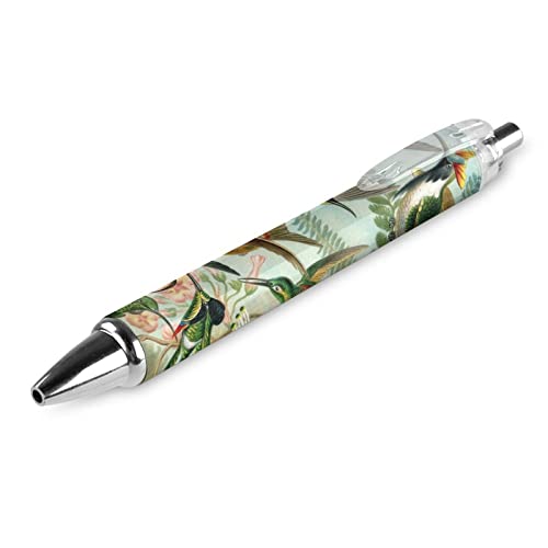 Bolígrafo retráctil de colibrí para escribir sin fatiga en la oficina, pack de 4