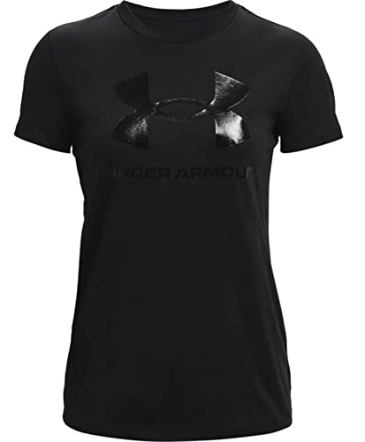 [アンダーアーマー] トレーニングT-シャツ UAライブ スポーツスタイル グラフィック ショートスリーブ レディース Black / / Black LG