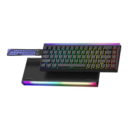 AULA Hero 68 HE Pro - Wired Gaming Keyboard with Hall Effect Magnetic Switch, CNC Aluminum Frame, 8KHz Polling Rate, RGB Box & Backlight, Side Printed Keycaps, 65% 68-key Compact Small Gamer Keyboards