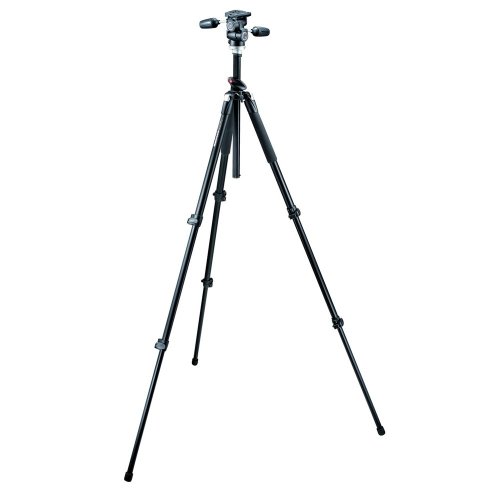 Manfrotto 三脚 大型三脚　雲台 サポート ストラップ セット LP-284C+LH-30R(FB) ポセイドンシリーズ 三脚雲台セット フル