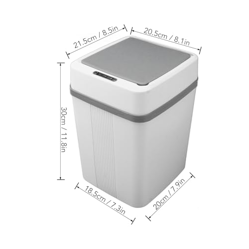 Caneca de basura sensor automático con carga USB miniatura 3