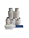 Freiziel® 6x Mini Rollen 10 cm Stretchfolie 23 my + Abroller (transparent)