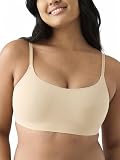 True & Co womens Skinny Strap Ballet Bralette Bra, Bare, Small US