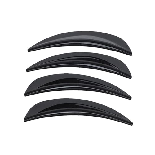 Bavettes voiture noires en ABS pour Golf 8 évasements garde-boue