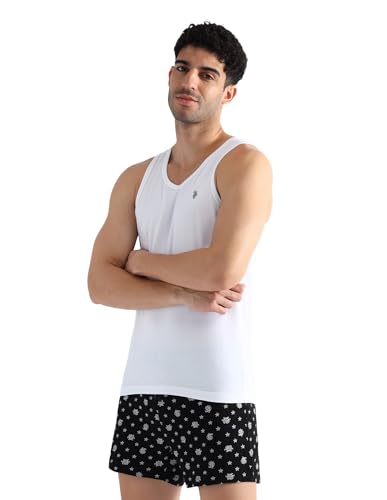 Image of U.S. Polo ASSN. Men's PV002 Cotton Stretch Anti Bacterial Premium Vest