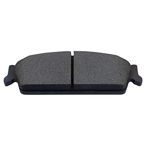 Image of TRQ Performance Rear Brake Pad and Rotor Set Ceramic Slotted Drilled Coated Rotors Calipers Compatible with 2007-2013 Chevrolet Silverado 1500 Sierra 1500