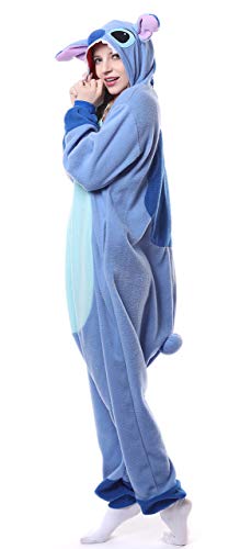 FunnyCos Unisex Animal Onesie Adult Halloween Pyjamas Cosplay Costume Hooded Loungewear