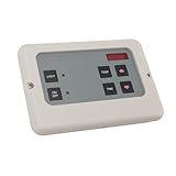 TOPINCN Generador de Vapor Húmedo para Montaje en Pared, Piscina de Saunas, Bañeras de Hidromasaje y Suministros, Controlador de Temperatura para Sala de Sauna, Accesorios para Sala de (Blanco)