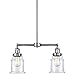 Innovations 209-SN-G182 2 Light Chandelier, Brushed Satin Nickel