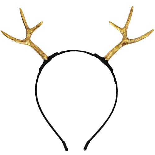 Eioi & Lmnm Christmas Renideer Antler Headband Deer Ears Reindeer Antlers Deer Antlers Headbands Christmas Headbands Holiday Accessories Deer Costume