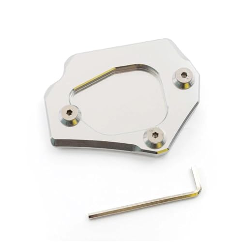 Extension de béquille latérale BMW G310GS plaque d'agrandissement moto argent