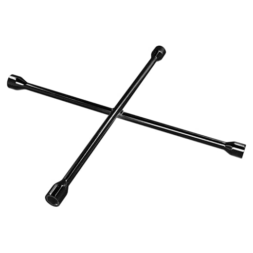 Performance Tool W1 Silver 20-Inch SAE/Metric 4-Way Cross Lug Wrench