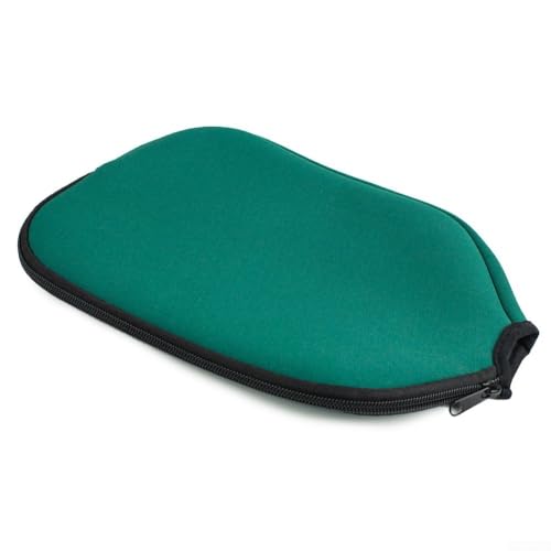 Diseño sofisticado que se une a la funcionalidad en nuestra funda protectora de neopreno para paletas de pickleball (verde)