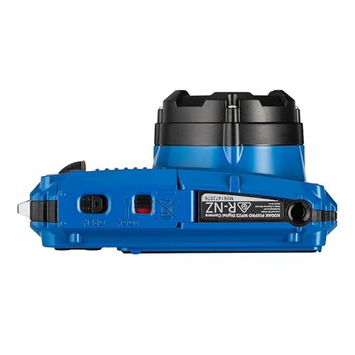 Image of Kodak PIXPRO WPZ2 Digital Camera (Blue) | 16MP Sensor, 4X Optical Zoom, Waterproof Shockproof Design & Full HD Video | Great for Outdoor & Travel Photos (WPZ2BL) + 32GB Card + Case + Cleaning Cloth