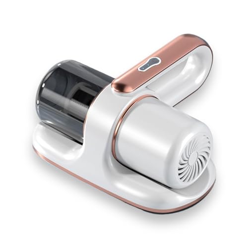 Powercleany Cordless Mattress Vacuum Cleaner with UV Light, 13KPa Handheld Bed and Sofa Vacuum for Upholstery, HEPA Filter, Ideal for Couches, Cribs, and Furniture, Bed Cleaner, (White)